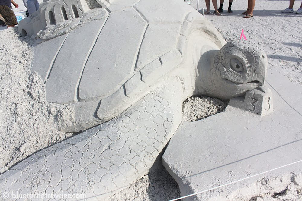 My favorite sculpture was a sea turtle