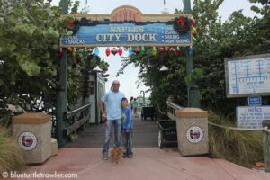 Randy, Corey and I walk Sophie ashore