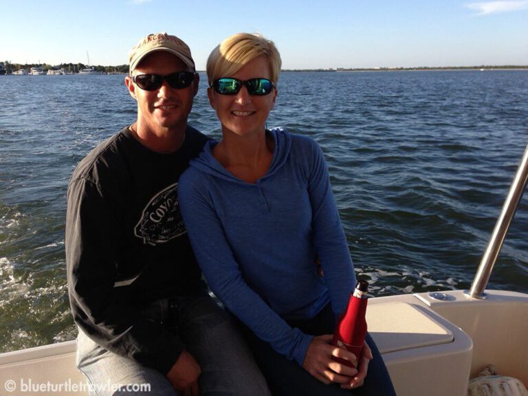 Randy and I enjoying the cruise