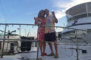 Sunday evening boat christening