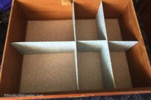 DIY boat drawer organizer