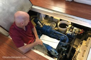 End of year, annual diesel engine maintenance