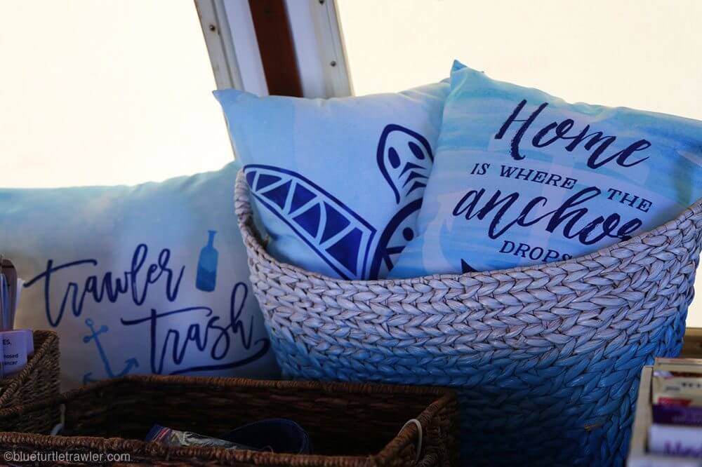 trawler custom pillows