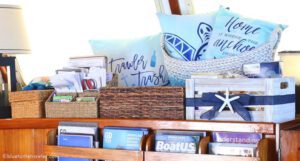 boat storage ideas baskets