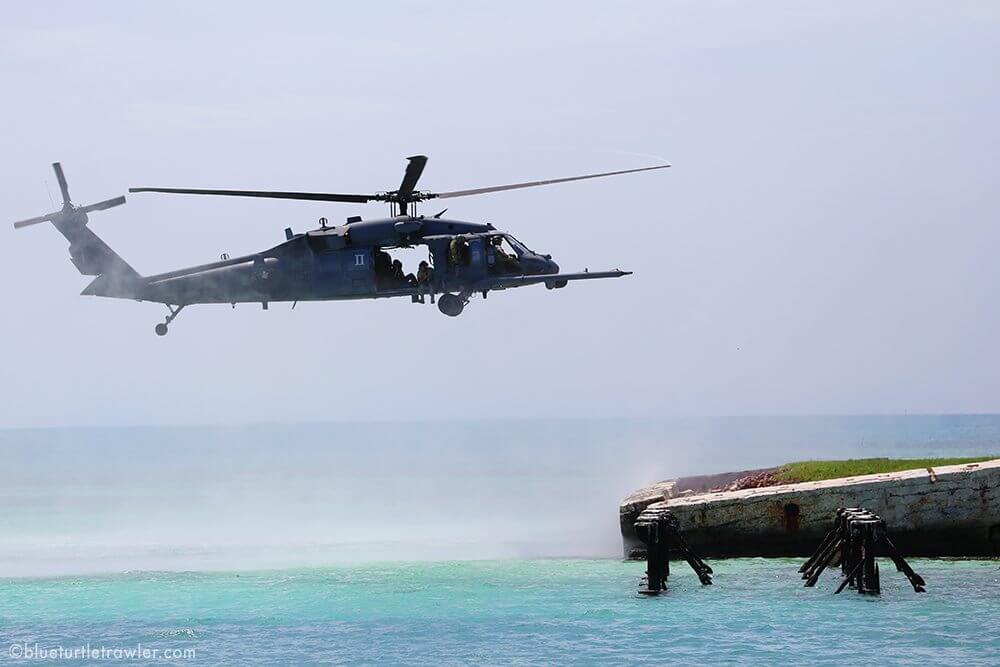 Air Force Pavehawk at Dry Tortugas