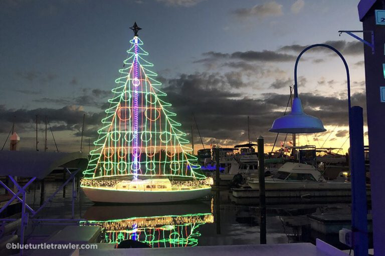 Salty Sam's sailboat Christmas Tree
