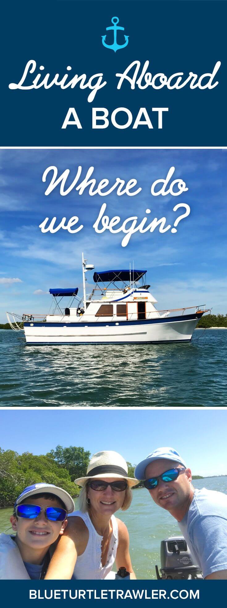 Living aboard a boat … where do we begin?