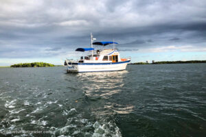 Finally off the dock! Time to go cruising!
