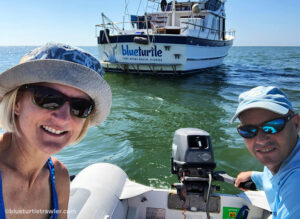 Off the dock for a wedding celebration!