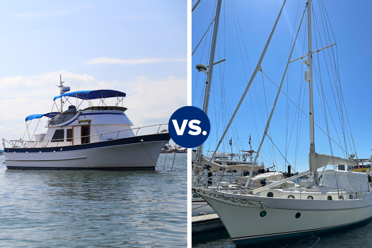 difference trawler and yacht