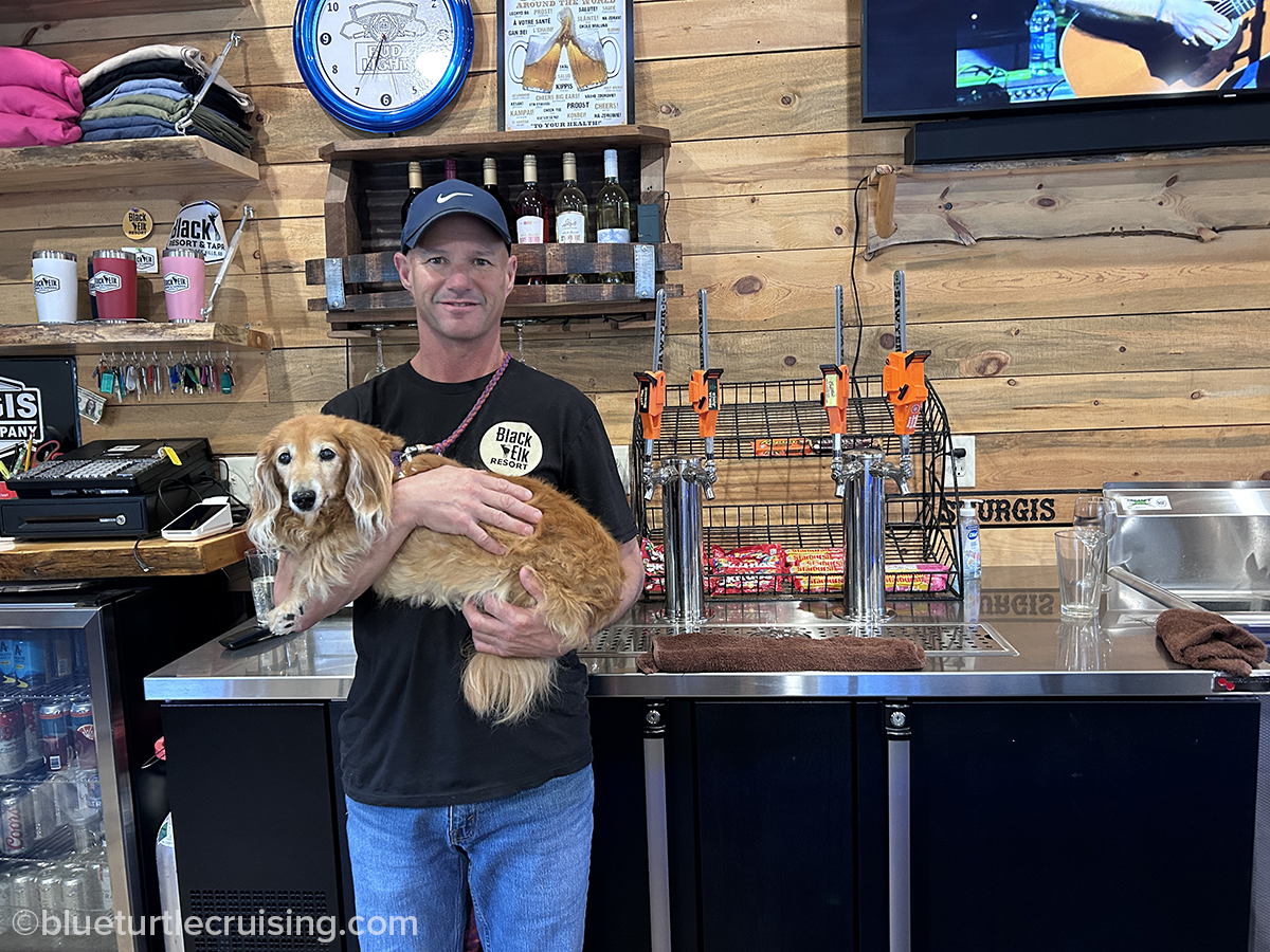Summer work camping in the Black Hills, South Dakota